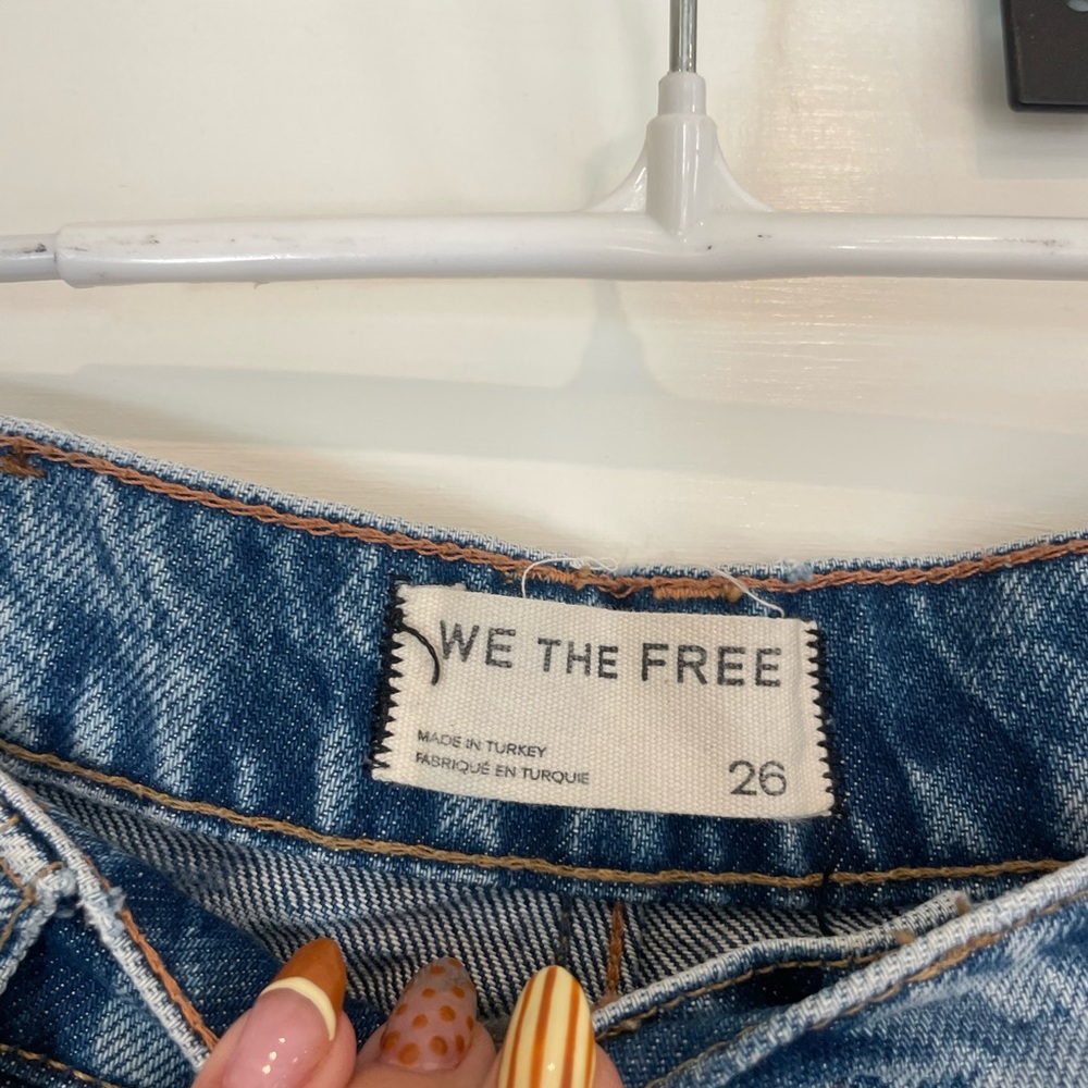 We The Free - Free People Floral Barrel Jeans - Picture 5 of 7